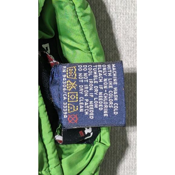 Vintage Polo Sport Reversible Jacket L Navy Green 90s Ralph Lauren USA Flag Rare - Picture 6 of 16